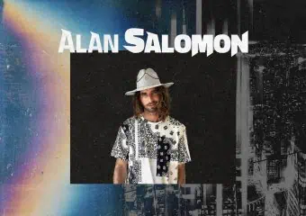Alan Salomon posing in a picture with a cow boy hat