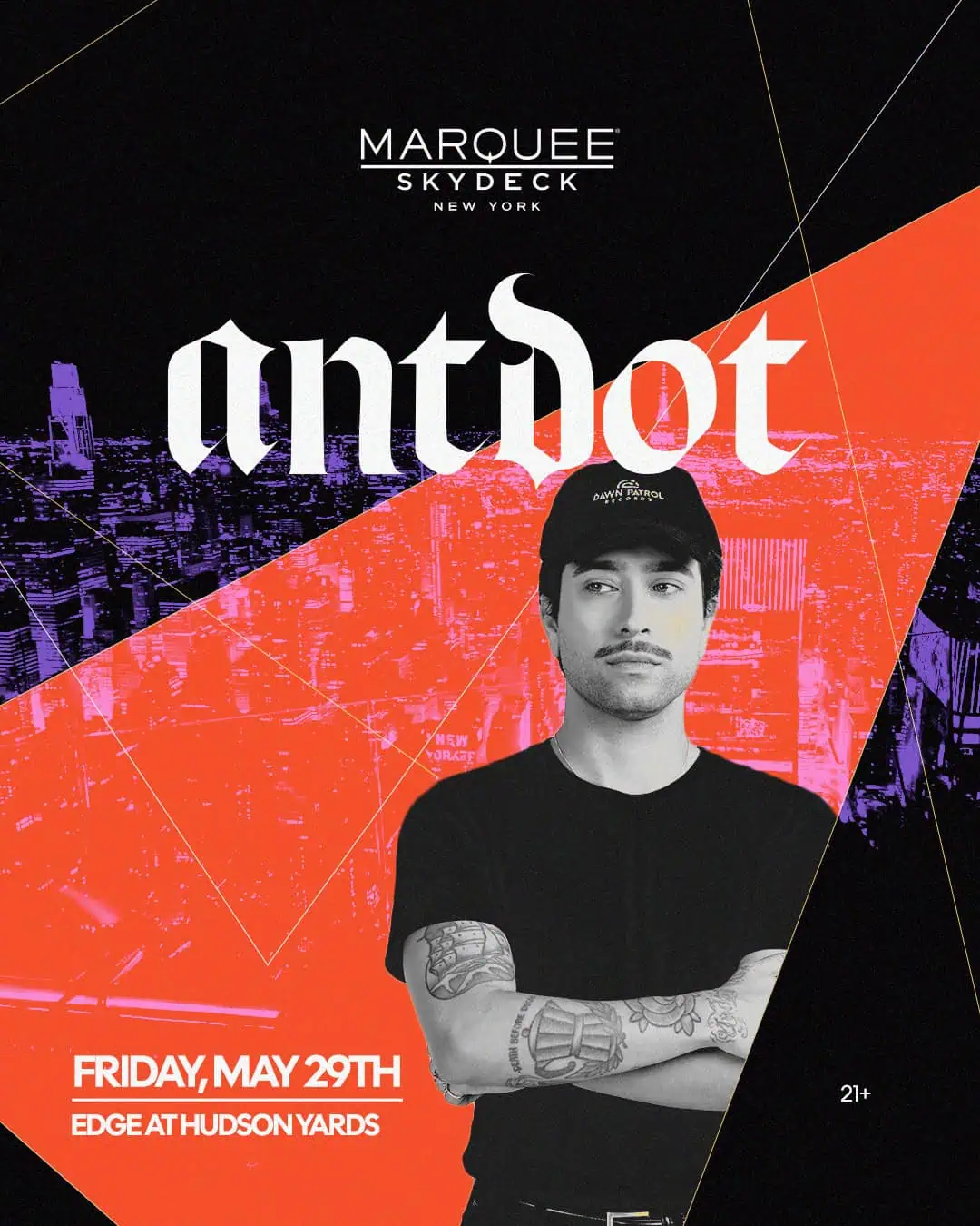 Antdot press for marquee skydeck