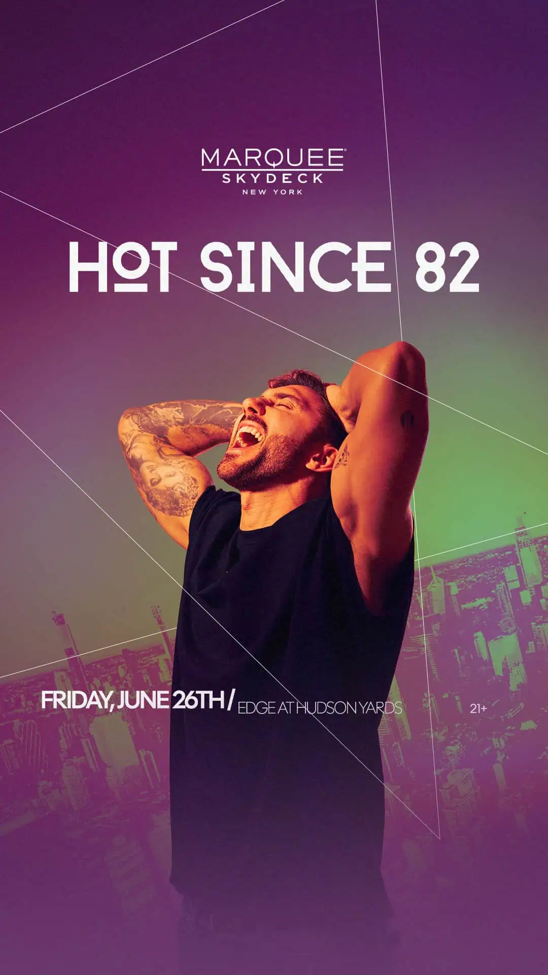 Hot since 82 marquee skydeck