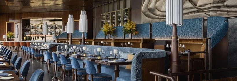 Inside of Peak with Priceless located in Edge NYC, Hudson Yards