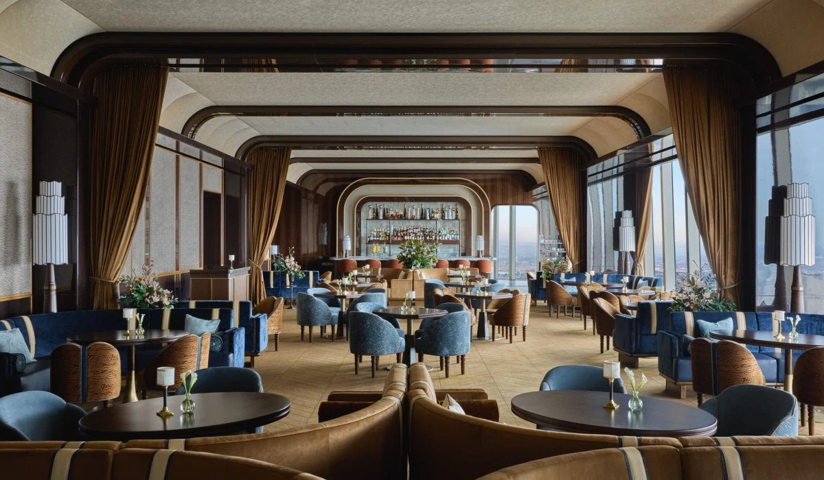 Avenue Sky Lounge located inside of Edge NYC at Hudson Yards