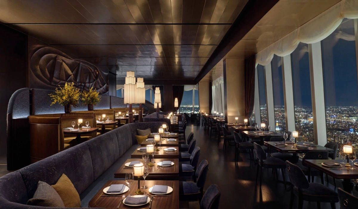 Inside of Peak with Priceless located in Edge NYC, Hudson Yards